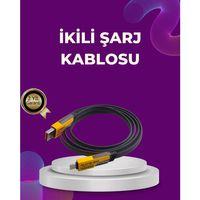 Dayanıklı 4’ü 1 Arada Çok Fonksiyonlu Hızlı Şarj Veri Kablosu