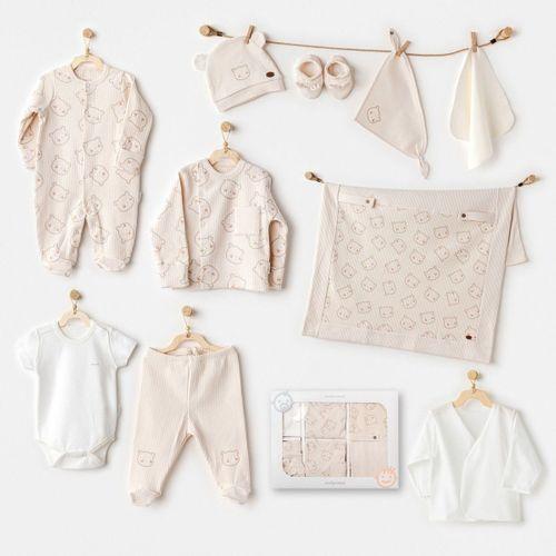 Andywawa Andywawa AC25181 Bear Time 10'Lu Hastane Çıkışı Light Beige