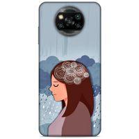 Xiaomi Redmi Poco X3 Kılıf Depresyon (30) Silicone Case Şeker Pembe Sarı