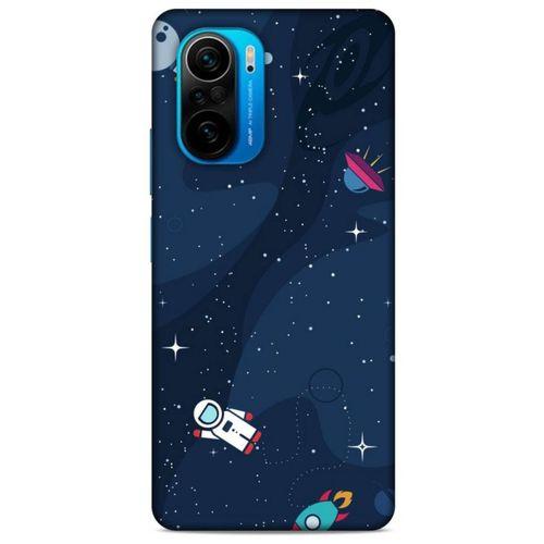 Xiaomi Poco F3 Uyumlu Kılıf Mavi Delisi (23) Ultra Koruma Kılıfı Nasa