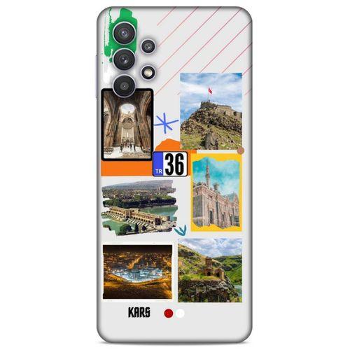 Lopard Samsung Galaxy A32 Uyumlu Kılıf Şehirli ※ (36) Kars Glitter Kılıf