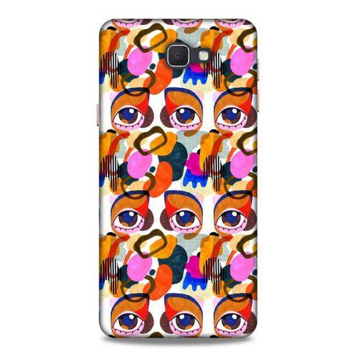 Lopard Samsung Galaxy J7 Prime Uyumlu Kılıf Sürreal Yüzler ♀ (5) Koruma Kabı Baskılı