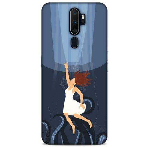 Oppo A9 2020 Kılıf Depresyon (43) Thin Fit Kılıf Mavi Tonları