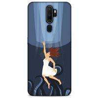 Oppo A9 2020 Kılıf Depresyon (43) Thin Fit Kılıf Mavi Tonları