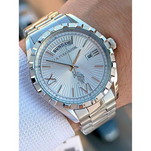 U.S.Polo Assn Çelik Kasa Ve Kordon 2 Yıl Garantili 5 Atm Suya Dayanıklı Erkek Kol Saati E.PA1123-04