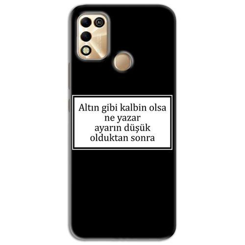 Infinix Hot 11 Play Kılıf HD Yazı Baskılı Silikon Arka Kapak - Yazı 3