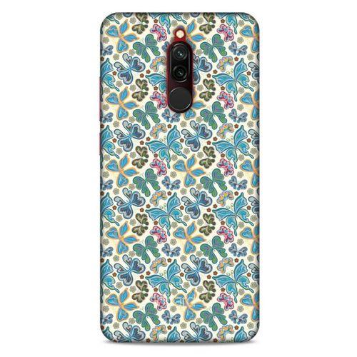 Xiaomi Redmi 8 Kılıf Kelebek Etkisi (18) Telefon Kılıfları Şeker Pembe