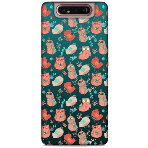 Baykuşlar (21) Desenli Silikon Kapak Telefon Kabı Samsung Galaxy A80 Kılıf