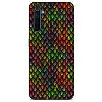 Oppo Realme 6 Pro Kılıf Dragons (6) Silikon Kılıf Ejderha Skin Çok Renkli