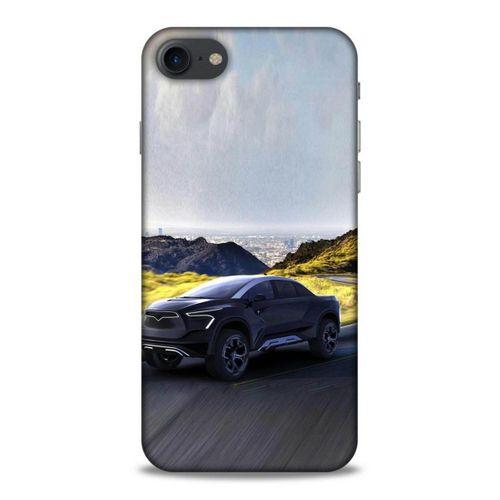 Lopard Apple Iphone 8 Uyumlu Kılıf PickUpX (36) Glitter Kılıf Koyu Gri