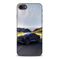 Lopard Apple Iphone 8 Uyumlu Kılıf PickUpX (36) Glitter Kılıf Koyu Gri