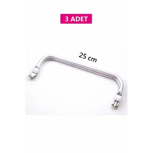 Gizli Metal Çanta Bursu – 3 Adet - 25 cm - Metal Çanta Aparatı Çanta Aksesuarı