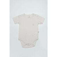 Bistyle Bistyle Organik Natural Basic Style Yarım Kol Body BS17103 Ekru