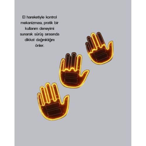 176 Led Amber Renkli El Hareketiyle Kontrol Edilen Motosiklet Dönüş Sinyali