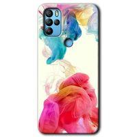 GM 21 Pro Kılıf HD Desen Baskılı Arka Kapak - Gökkuşağı Color + Kırılmaz Cam