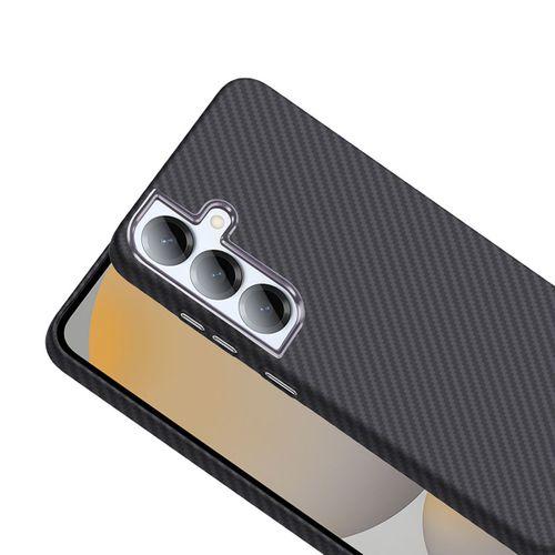 Galaxy S25 Kılıf M-safe Şarj Özellikli Karbon Fiber Görünümlü Zore Gros Kapak