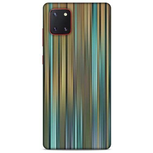 Samsung Galaxy Note 10 Lite Uyumlu Kılıf Yeşil Delisi (39) Liquid Crystal Kılıf Asker yeşili
