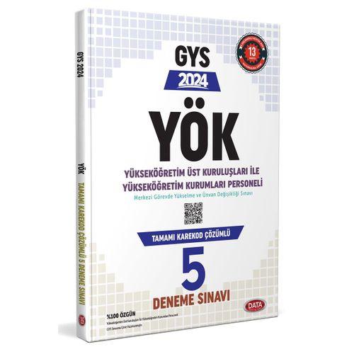YÖK Üst Kuruluşları ile YÖK Personeli GYS Tamamı Çözümlü 5 Deneme Sınavı Data Yayınları