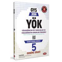 YÖK Üst Kuruluşları ile YÖK Personeli GYS Tamamı Çözümlü 5 Deneme Sınavı Data Yayınları