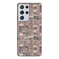 Samsung Galaxy S21 Ultra Uyumlu Kılıf Romans (3) Kapak Bej