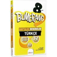 8. Sınıf Türkçe Bumerang Konu Konu Haftalık Denemeler Günay Yayınları