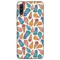 Samsung Galaxy A70s Kılıf Desenli Özel Seri Tüyler (36) Glitter Kılıf