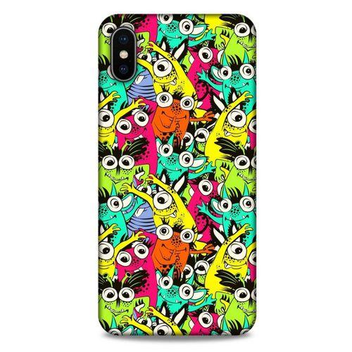 Graffitix (38) Desenli Silikon Kapak Apple iPhone XS Max Kılıf