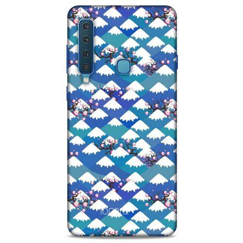 Samsung Galaxy A9 2018 Kılıf Pastel Renkler (16) Kalın Kılıf Yeşil Mavi