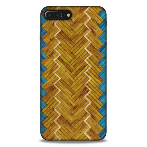 Lopard Apple Iphone 8 Plus Uyumlu Kılıf Wood'X (37) Silicone Cover Baskılı