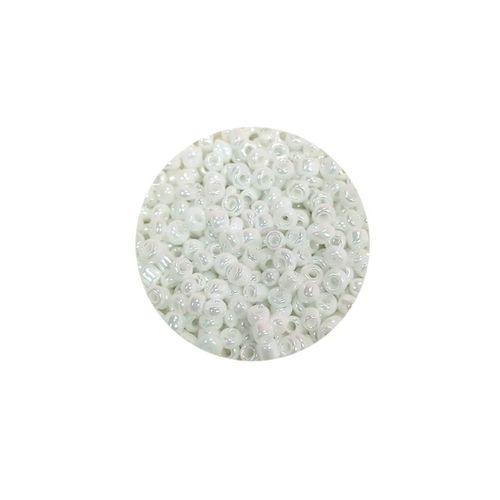 Dökme Cam Kum Boncuk (8/0) 3 mm - 60 Gram - Parlak Beyaz - BNC194