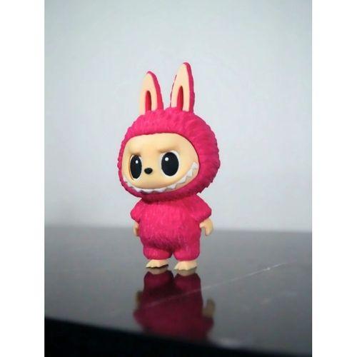 Labubu Sevimli Pembe Oyuncak  Anahtarlık 13cm