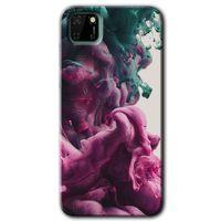 Huawei Y5P Kılıf HD Desen Baskılı Arka Kapak - Liquid Cloud