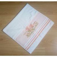 El Ve Yüz Havlusu,Nakışlı Beyaz Çiçekli 50X88Cm