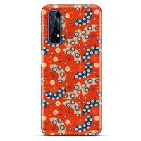 Oppo Realme 7 Kılıf Japonya (46) Core Armor Kılıf Japonya Yelpaze Dansı