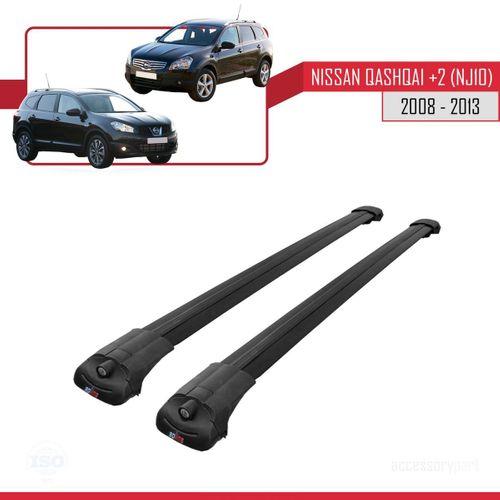 Nisssan Qashqai +2 (NJ10) 2008-2013 Arası ile uyumlu ACE-1 Ara Atkı Tavan Barı SİYAH