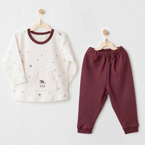 Andywawa Ac26184 My 1 St Wardrobe 2'li Takım Burgundy