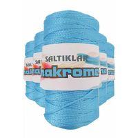 5 Adet Polyester Makrome İpi 3050 Mavi 100 gr