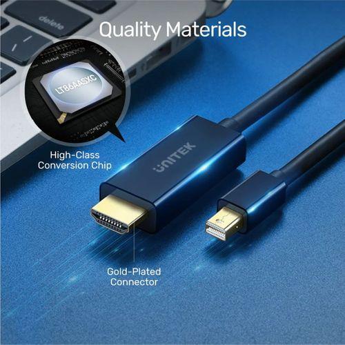 UNITEK MINIDISPLAY TO HDMI 4K&amp;30Hz 2 MT (V1152A)