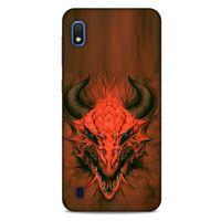Samsung Galaxy A10 Kılıf Dragons (14) Lansman Kılıf Kırmızı Boynuzlu Ejderha