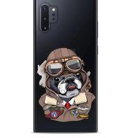 Zoologix (30) Samsung Galaxy Note 10 Plus Şeffaf Kılıf Silikon Desenli