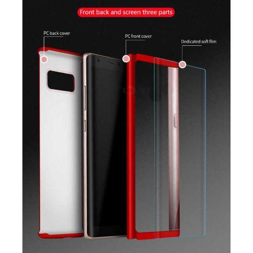 Galaxy Note 8 Kılıf Zore 360 3 Parçalı Rubber Kapak