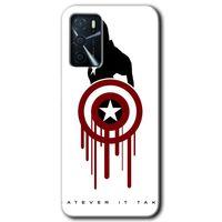 OPPO Oppo A16 Kılıf HD Desen Baskılı Arka Kapak - Captain Amerika