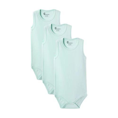 Yeşil Askılı Body Zıbın 2-7 YAŞ Çocuklar İçin (3 ADET) Alttan Çıtçıtlı Özel Gereksinimli