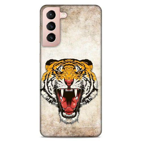 Lopard Samsung Galaxy S21 Uyumlu Kılıf Tattoo's (4) Koruma Kılıfı Kaplan Dövmesi