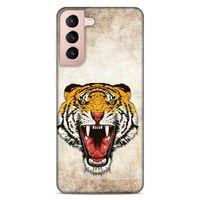 Lopard Samsung Galaxy S21 Uyumlu Kılıf Tattoo's (4) Koruma Kılıfı Kaplan Dövmesi