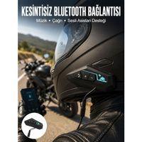 Kask Kulaklık Bluetooth Motosiklet Kulaklık Intercom Su Geçirmez