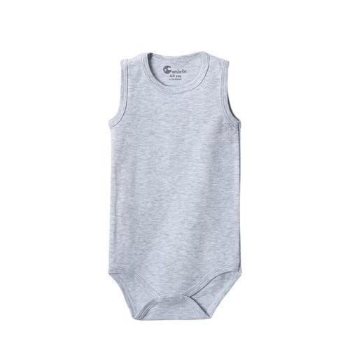 Gri Askılı Body Zıbın 2-7 YAŞ Çocuklar İçin (3 ADET) Alttan Çıtçıtlı Özel Gereksinimli