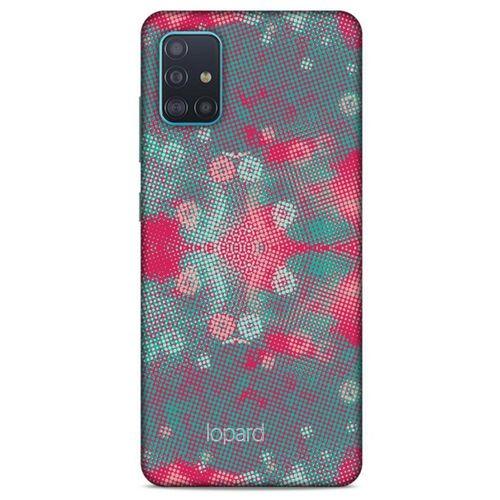 Samsung Galaxy A51 Kılıf Pastel Renkler (48) Bumper Kılıf Pembe Yeşil