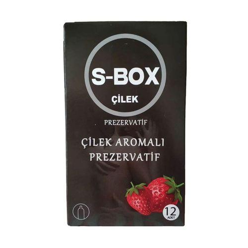Çilek Aromalı Prezervatif S-Box Feel Condom 12 Adet