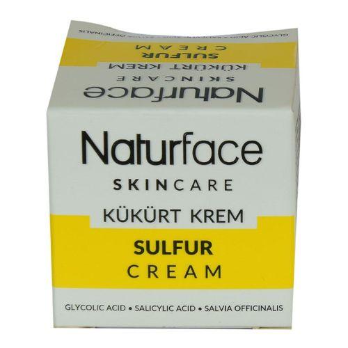Naturface Kükürt Krem Adaçayı Yağlı Cilt Bakımı Sulfur Cream 20 ML